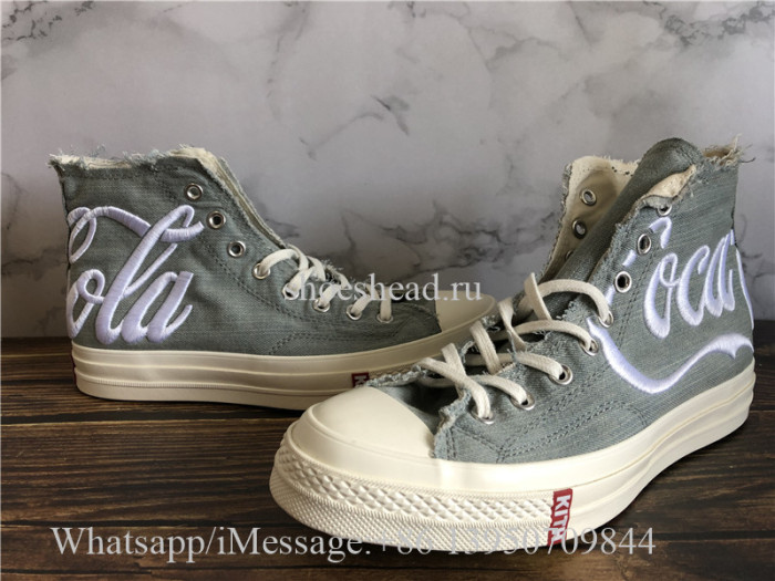 Kith x Coca-Cola x Converse Chuck Taylor 1970 Denim Blue