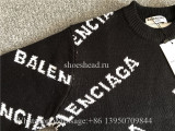 Balenciaga Allover Logo Sweatshirt