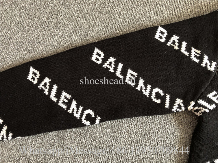 Balenciaga Allover Logo Sweatshirt