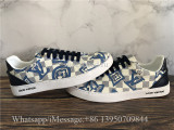 Louis Vuitton Low Top Sneaker Blue Logo