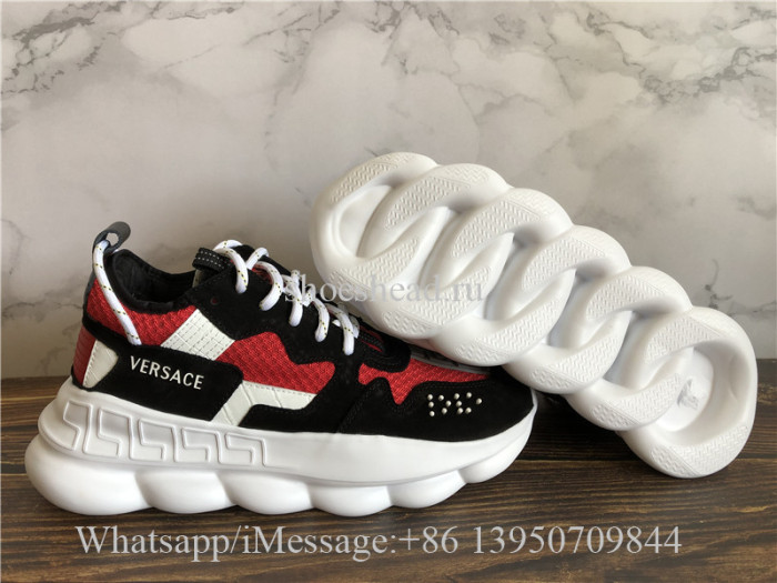 2Chainz Versace Chain Reaction Sneaker Red Black White
