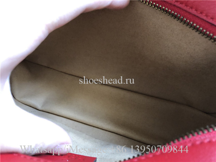 Original Gucci GG Marmont Mini Matelasse Camera Bag Hibiscus Red