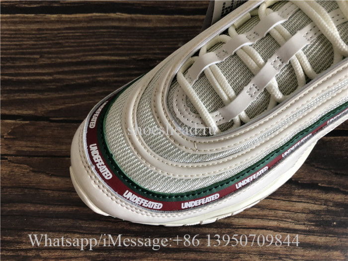 Undefeated X Nike Air Max 97 OG Triple White