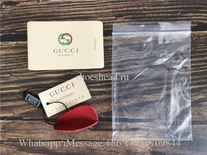 Original Gucci GG Marmont Mini Matelasse Camera Bag Hibiscus Red