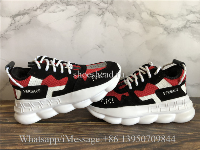 2Chainz Versace Chain Reaction Sneaker Red Black White