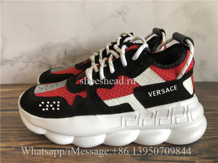 2Chainz Versace Chain Reaction Sneaker Red Black White