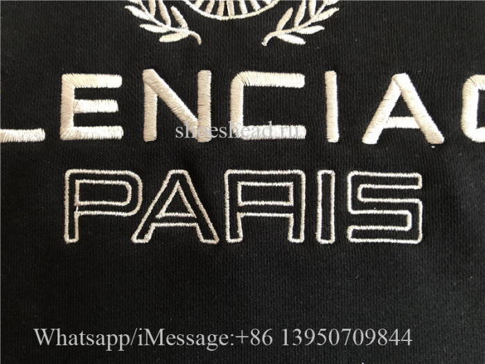 Balenciaga Black Sweatshirt Hoodie