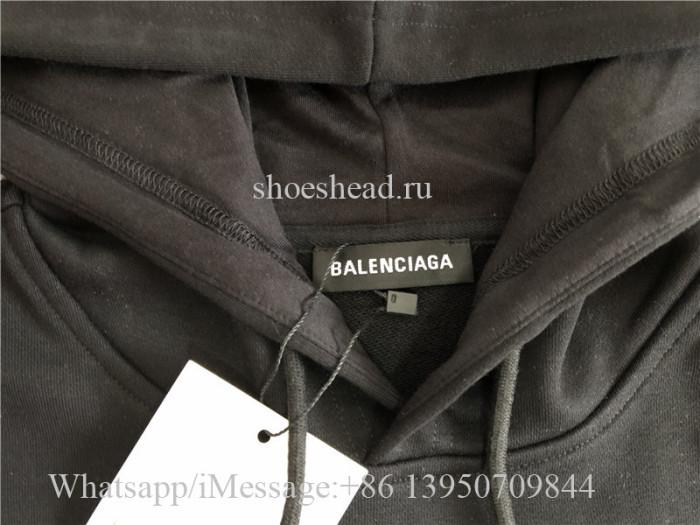Balenciaga Black Sweatshirt Hoodie