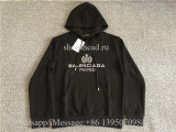 Balenciaga Black Sweatshirt Hoodie