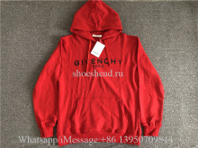 Givenchy Red Hoodie