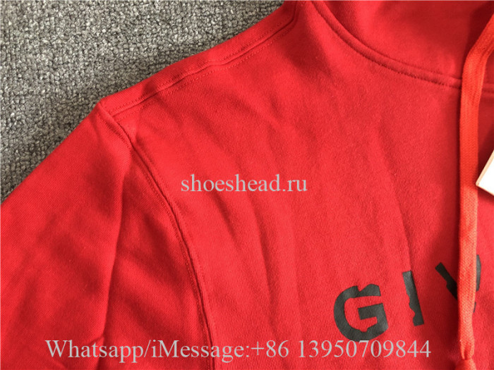 Givenchy Red Hoodie