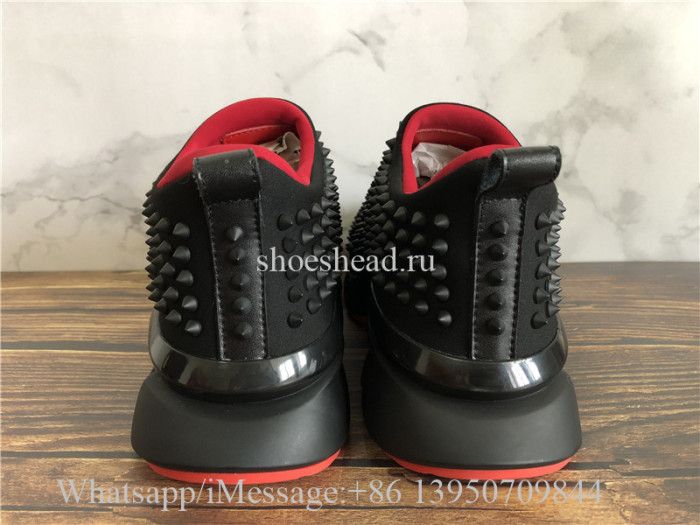 Christian Louboutin Spike Sock Donna Sneaker Black