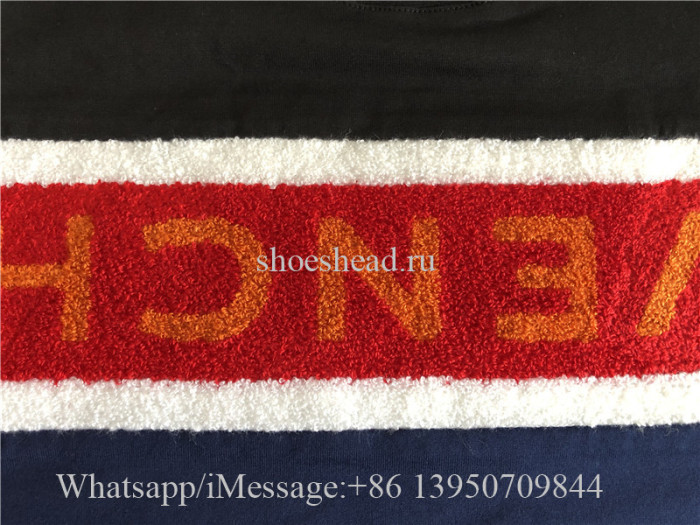 Givenchy Upside Down Towelling Logo T Shirt