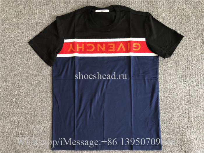Givenchy Upside Down Towelling Logo T Shirt