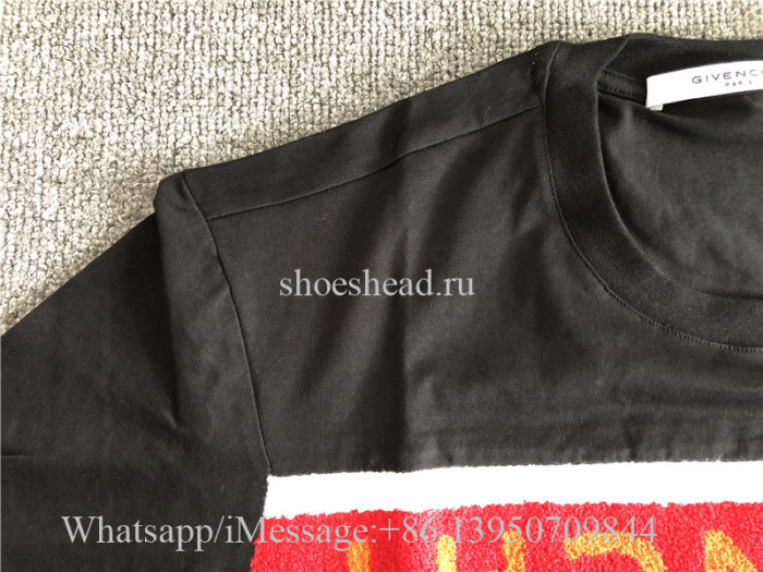 Givenchy Upside Down Towelling Logo T Shirt