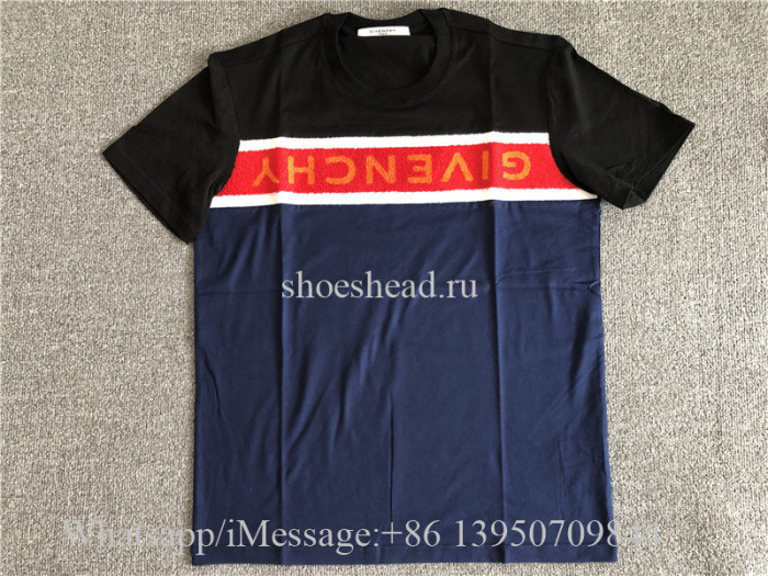 Givenchy Upside Down Towelling Logo T Shirt