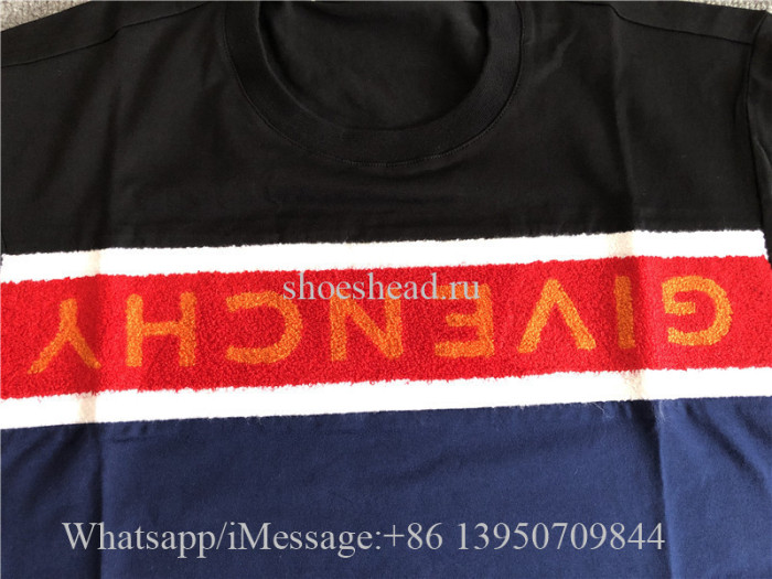 Givenchy Upside Down Towelling Logo T Shirt