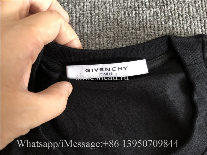 Givenchy Upside Down Towelling Logo T Shirt