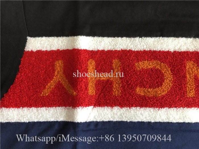 Givenchy Upside Down Towelling Logo T Shirt