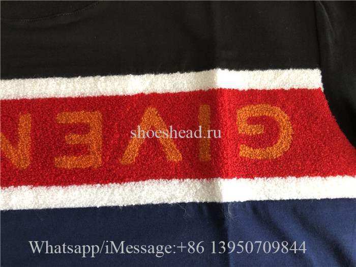 Givenchy Upside Down Towelling Logo T Shirt