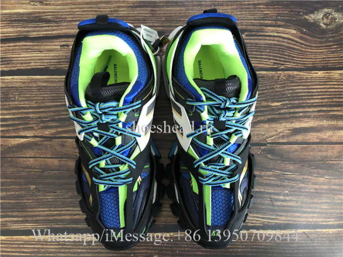 Balenciaga Track 3.0 Shoes Green Blue Black