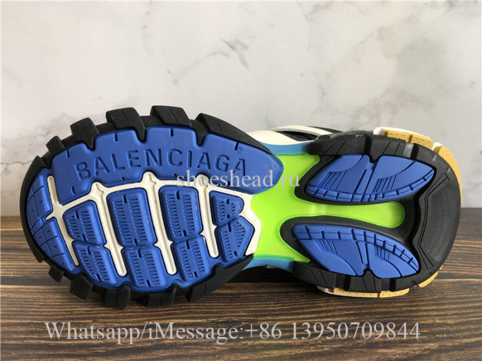 Balenciaga Track 3.0 Shoes Green Blue Black