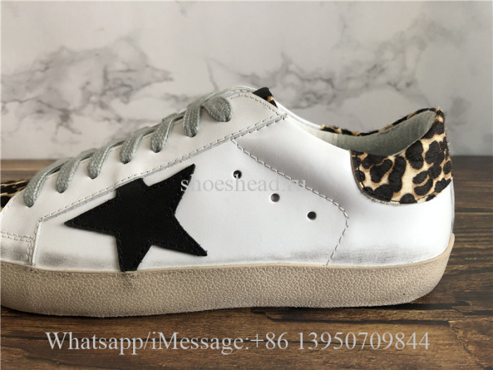 GGDB Golden Goose Super Star Sneaker Leopard Leather