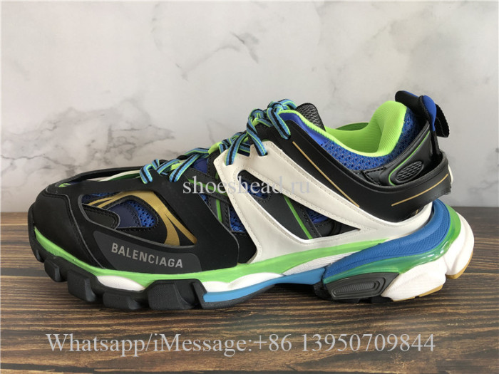 Balenciaga Track 3.0 Shoes Green Blue Black