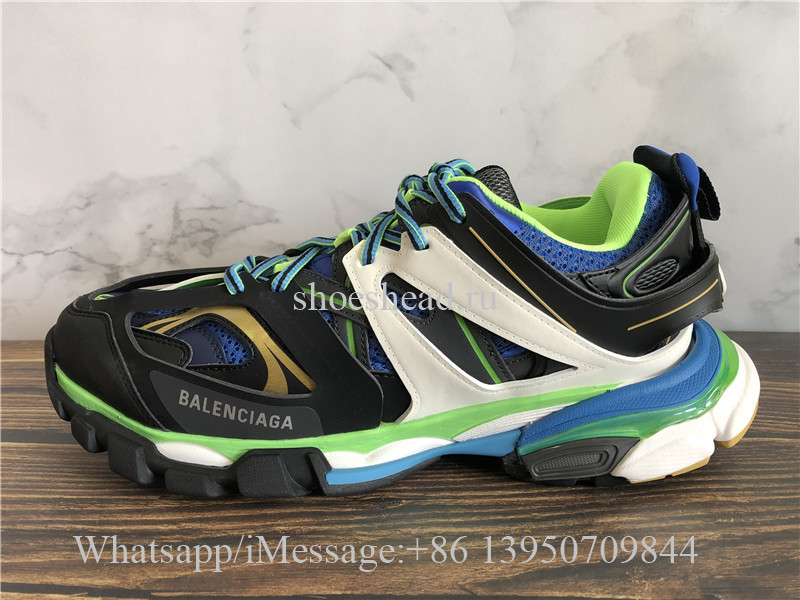 Balenciaga Track 3.0 Shoes Green Blue Black