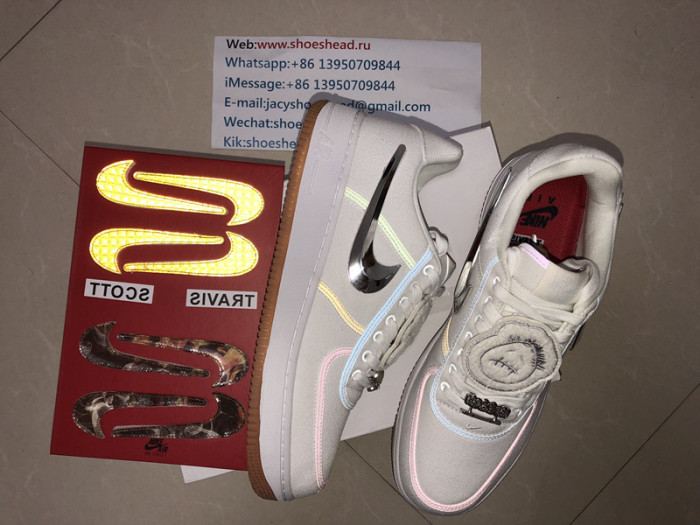 Super Quality Travis Scott x Nike Air Force 1 Low White