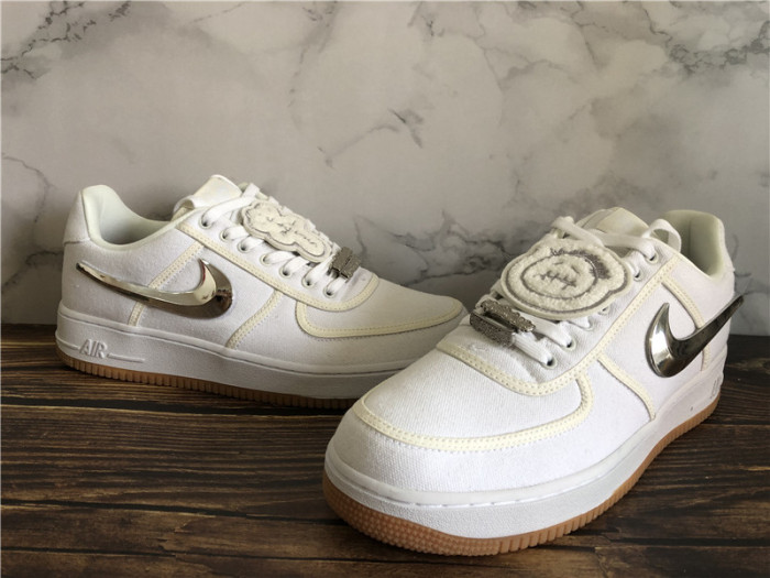 Super Quality Travis Scott x Nike Air Force 1 Low White