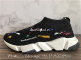 Balenciaga Speed Trainer Stretch Knit Low Black