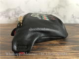 Original Gucci Coco Capitan Crossbody Graffiti Fanny Pack Black Calfskin