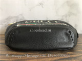 Original Gucci Coco Capitan Crossbody Graffiti Fanny Pack Black Calfskin