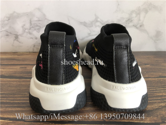 Balenciaga Speed Trainer Stretch Knit Low Black