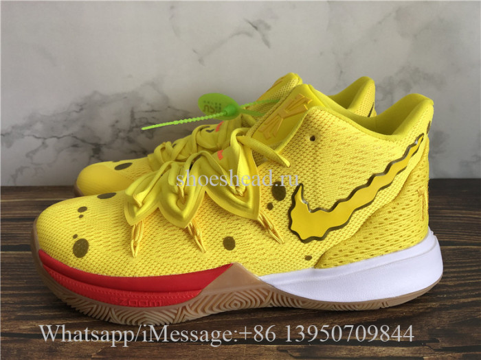 Super Quality Nike Kyrie 5 Spongebob Squarepants Yellow
