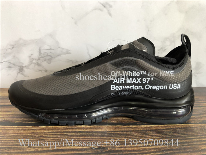 Off White x Nike Air Max 97 OG Triple Black