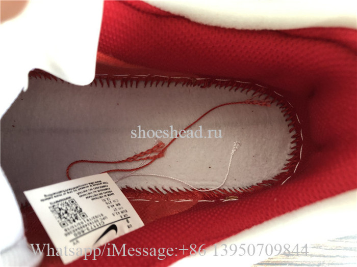Off White x Nike Air Force 1 Varsity Red