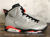 Air Jordan 6 Retro Reflective 3M Infrared Black Silver