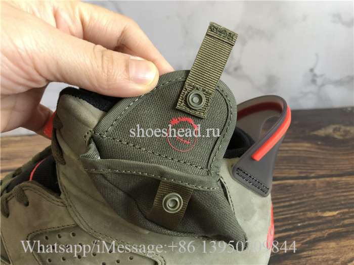 Super Quality Travis Scott x Air Jordan 6 Retro Olive Green