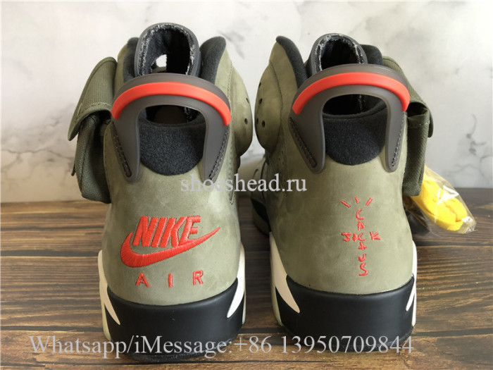 Super Quality Travis Scott x Air Jordan 6 Retro Olive Green