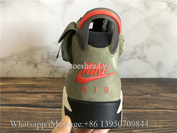 Super Quality Travis Scott x Air Jordan 6 Retro Olive Green