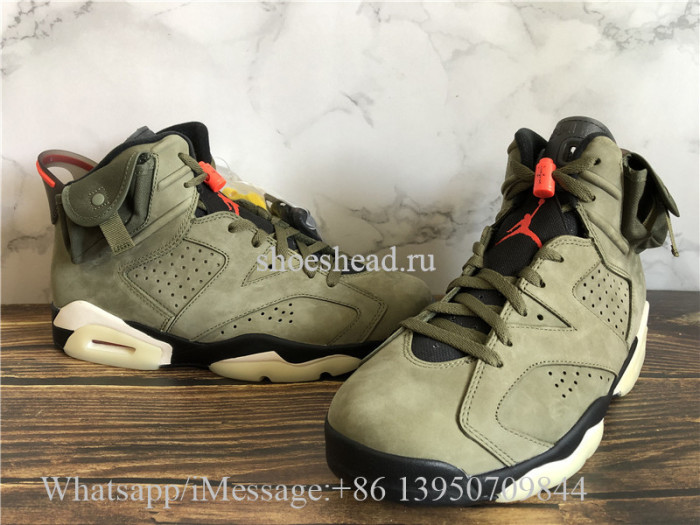 Super Quality Travis Scott x Air Jordan 6 Retro Olive Green
