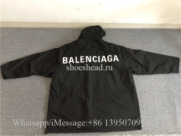 Balenciaga Back Logo Windbreaker Jacket(US Size)