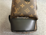 Original Louis Vuitton Christopher Monogram Macassar PM Brown Backpack