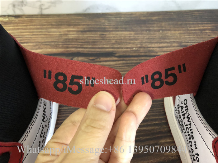 Super Quality Off White x Air Jordan 1 Chicago Red