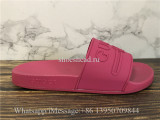 Gucci Rose Pink Boutique Gucci Logo Rubber Slide Sandal