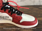 Super Quality Off White x Air Jordan 1 Chicago Red