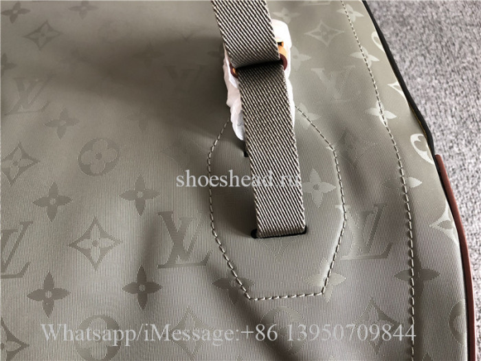 Original Louis Vuitton Monogram Titanium Backpack GM M43881
