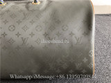 Original Louis Vuitton Keepall Bandouliere Monogram Titanium 50 Grey Duffle